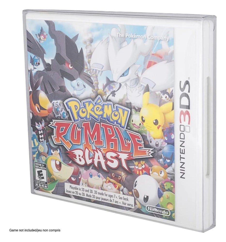 PET Gehäuse 25er-Pack für 3DS (NTSC) Spiele              