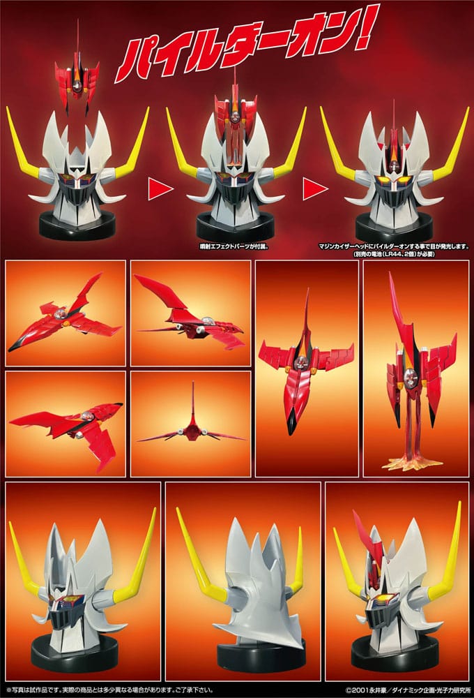 Mazinger Diecast Actionfigur Metal Action Kaiser Pilder Renewal Ver. 