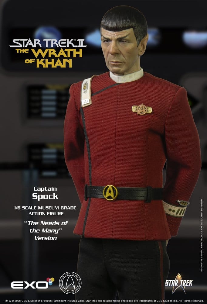 Star Trek: Der Zorn des Khan Actionfigur 1/6 Captain Spock Needs of the Many Version 30 cm