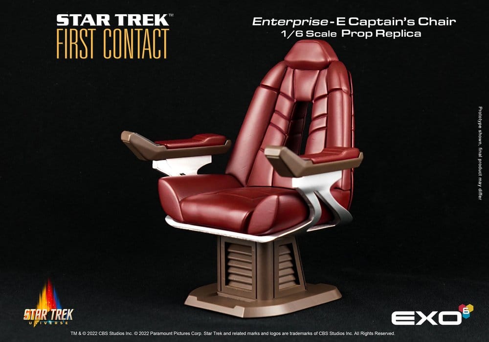 Star Trek: Der erste Kontakt Replik 1/6 Captain's Chair 15 cm