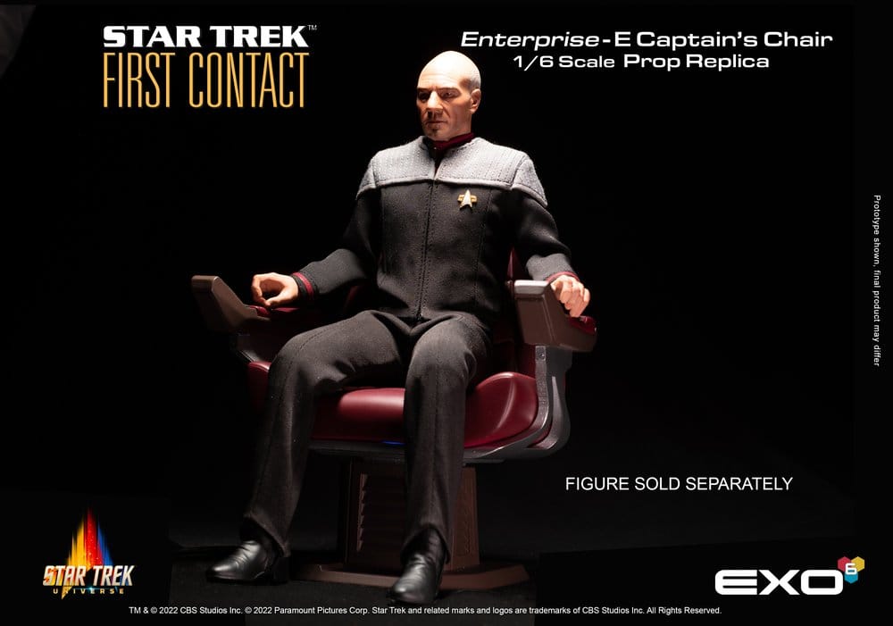 Star Trek: Der erste Kontakt Replik 1/6 Captain's Chair 15 cm