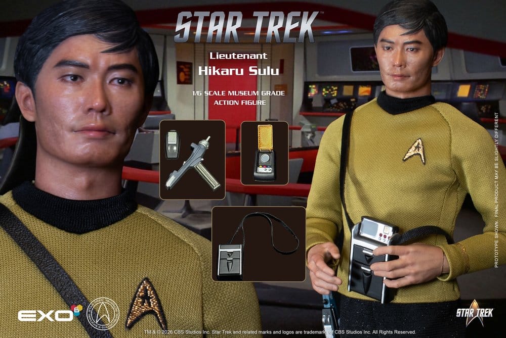 Star Trek: Die Original-Serie Actionfigur 1/6 Lt. Sulu 30 cm