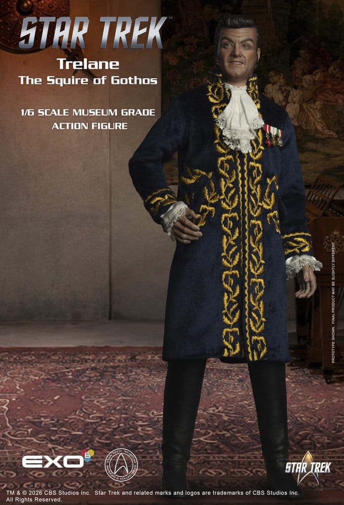 Raumschiff Enterprise Actionfigur 1/6 Trelane, The Squire of Gothos 29 cm