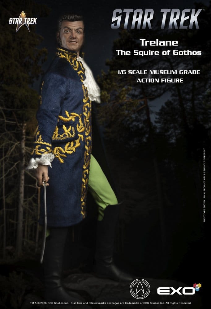 Raumschiff Enterprise Actionfigur 1/6 Trelane, The Squire of Gothos 29 cm