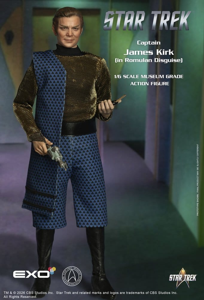 Raumschiff Enterprise Actionfigur 1/6 Captain James T. Kirk (Romulan Disguise) 29 cm