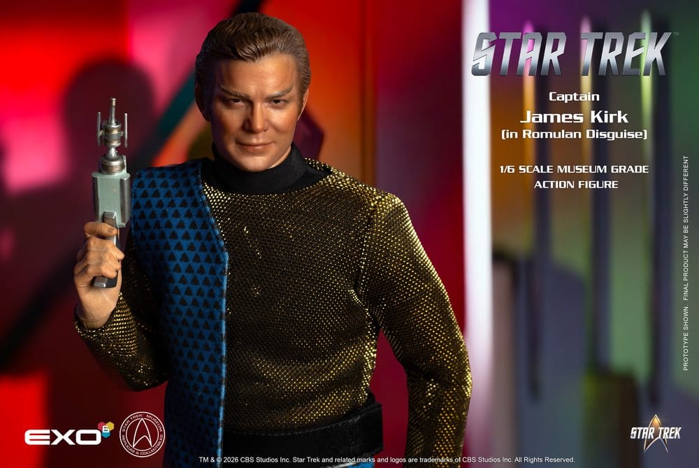Raumschiff Enterprise Actionfigur 1/6 Captain James T. Kirk (Romulan Disguise) 29 cm