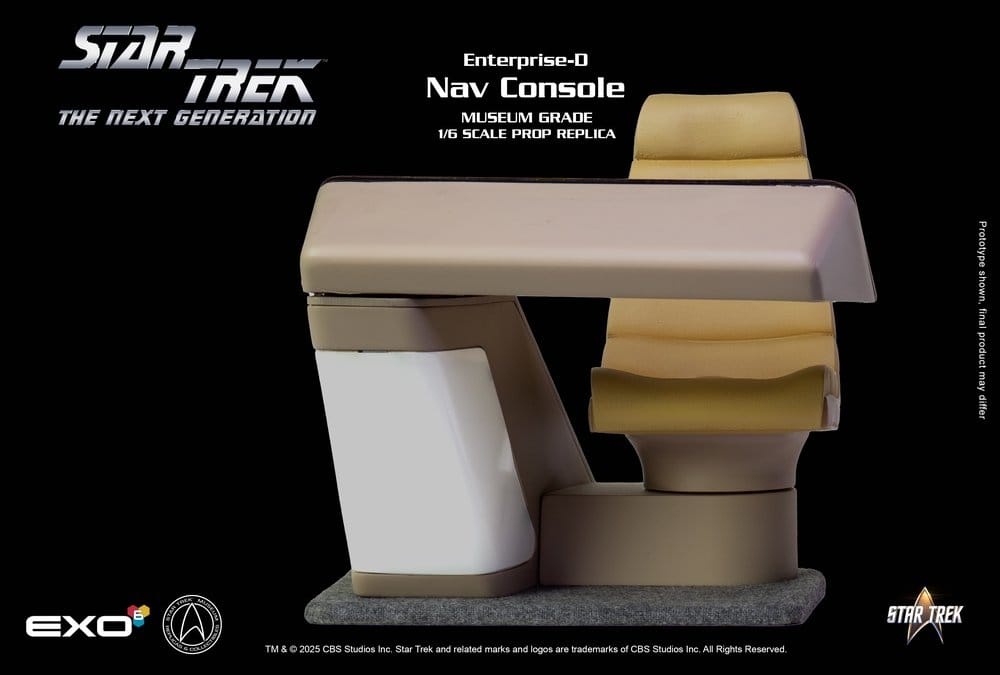 Star Trek: The Next Generation Replik 1/6 Enterprise-D Bridge Consoles Set