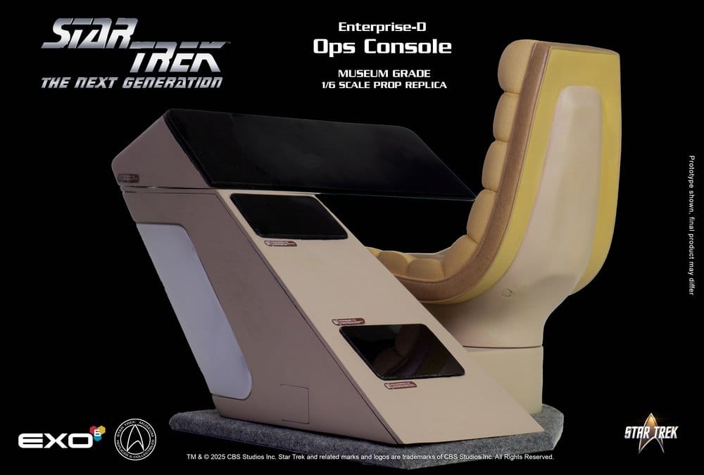 Star Trek: The Next Generation Replik 1/6 Enterprise-D Bridge Consoles Set