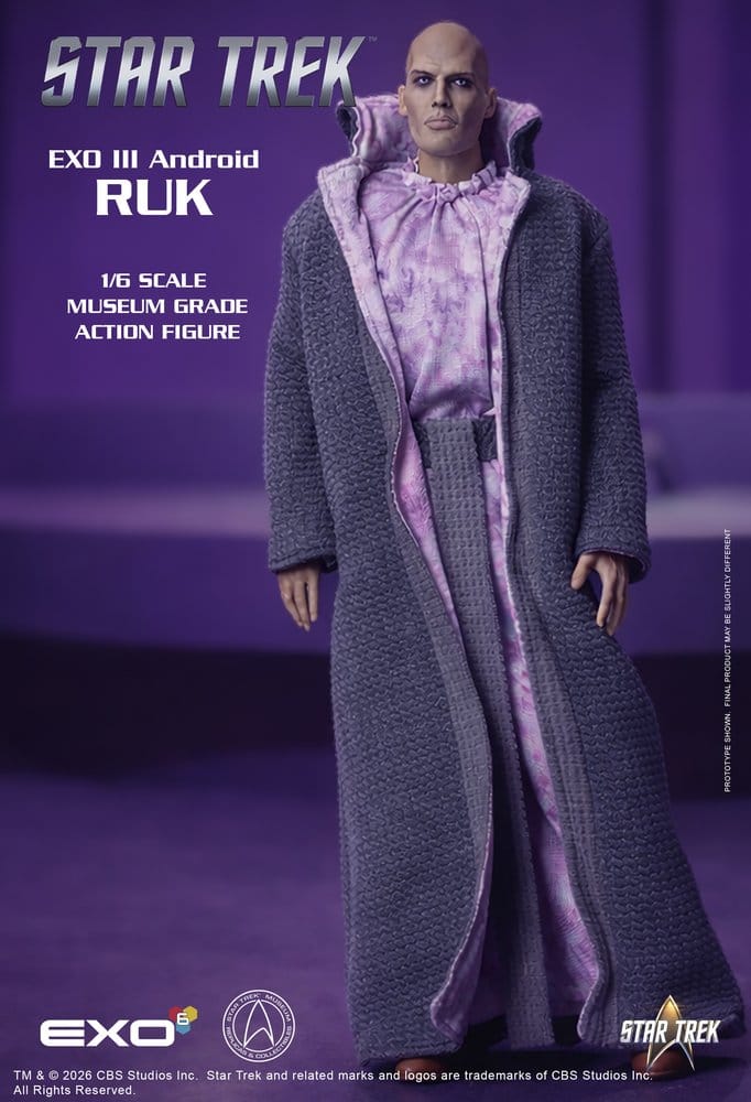 Star Trek: Raumschiff Enterprise Actionfigur 1/6 Ruk EXO III Android 33 cm