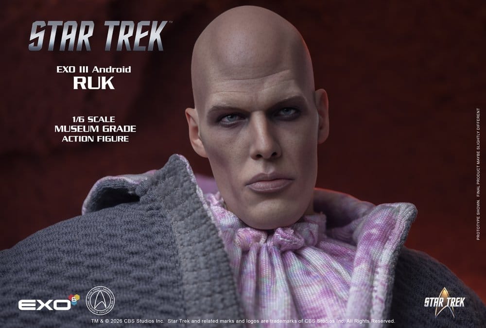 Star Trek: Raumschiff Enterprise Actionfigur 1/6 Ruk EXO III Android 33 cm