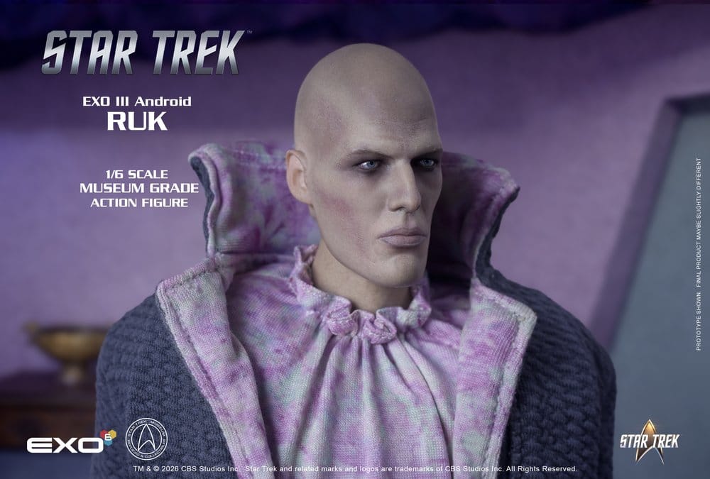 Star Trek: Raumschiff Enterprise Actionfigur 1/6 Ruk EXO III Android 33 cm