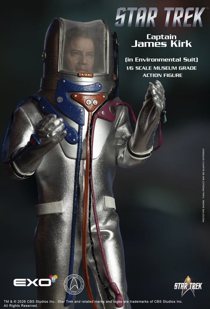 Star Trek: Die Original-Serie Actionfigur 1/6 Captain James T. Kirk (in Environmental Suit) 29 cm