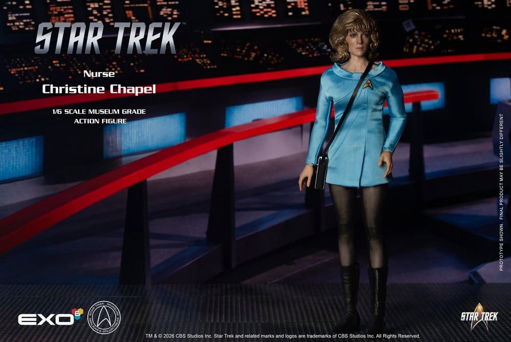 Raumschiff Enterprise Museum Grade Actionfigur 1/6 Nurse Christine Chapel 28 cm