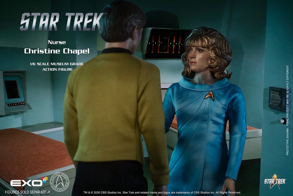 Raumschiff Enterprise Museum Grade Actionfigur 1/6 Nurse Christine Chapel 28 cm