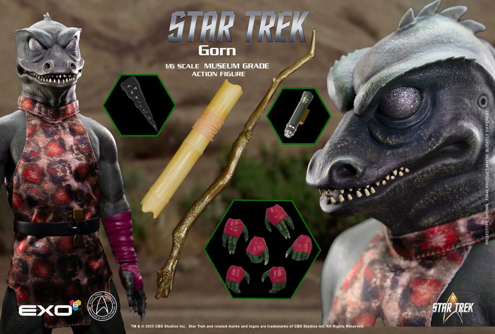 Raumschiff Enterprise Actionfigur 1/6 Gorn 31 cm