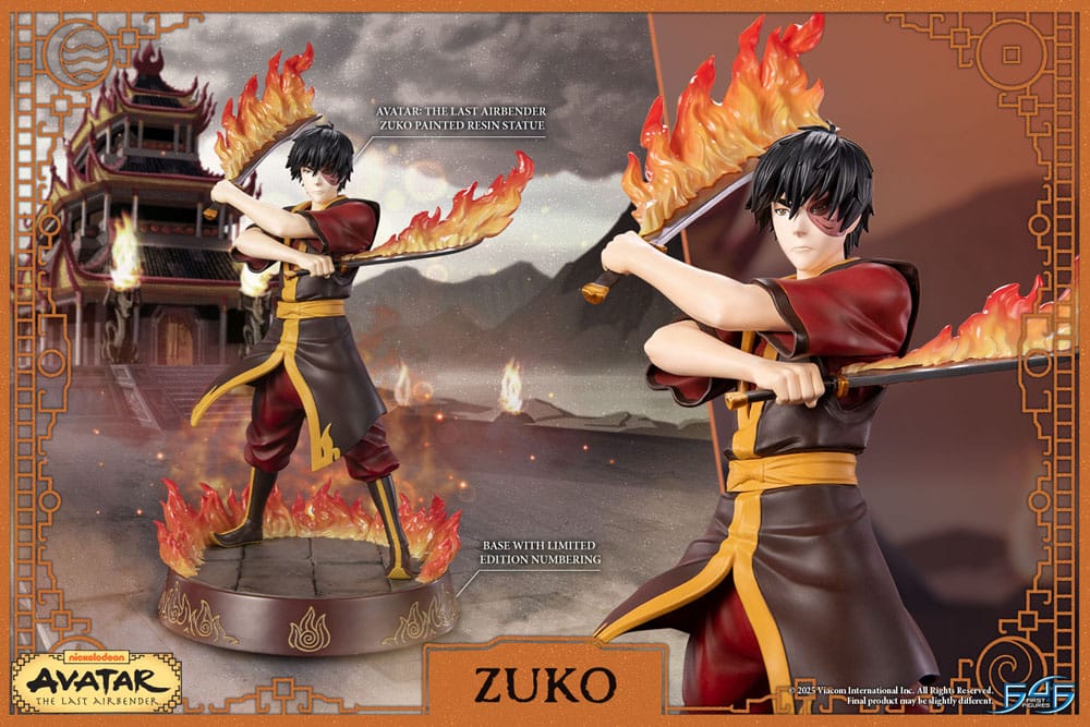 Avatar Der Herr der Elemente Statue Zuko 32 cm   