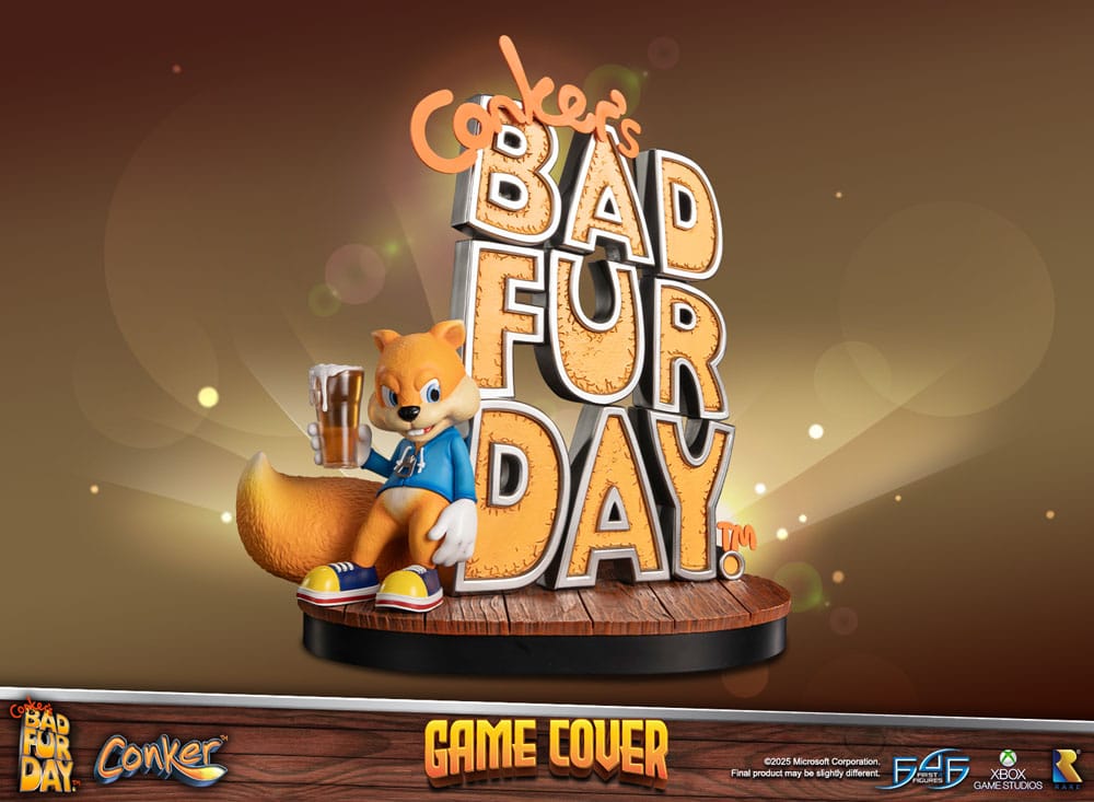 Conker´s Bad Fur Day Statue Game Cover Standard Edition 45 cm 