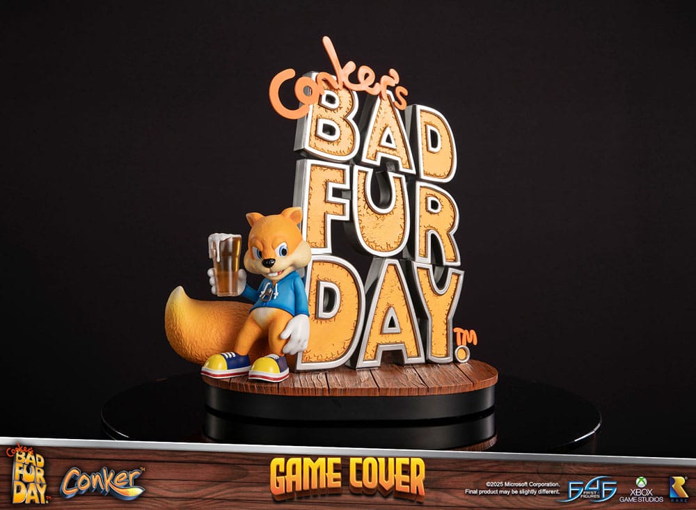 Conker´s Bad Fur Day Statue Game Cover Standard Edition 45 cm 