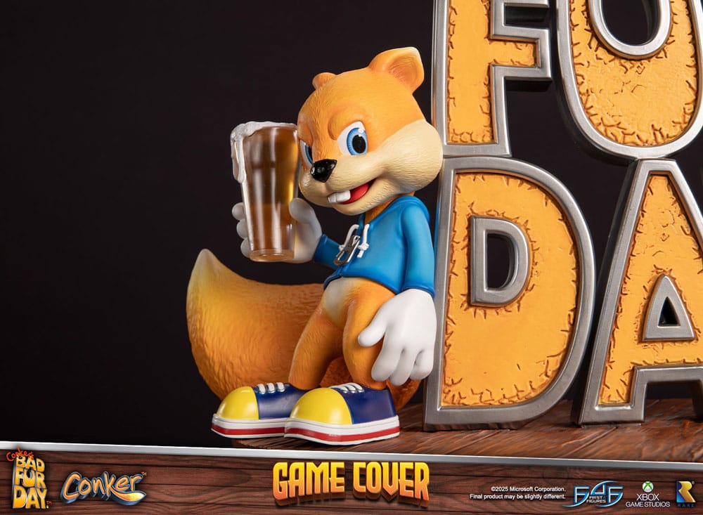 Conker´s Bad Fur Day Statue Game Cover Standard Edition 45 cm 