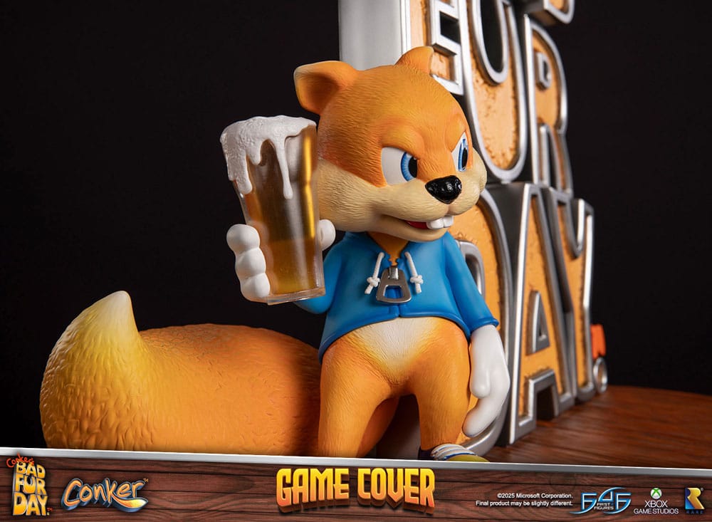 Conker´s Bad Fur Day Statue Game Cover Standard Edition 45 cm 