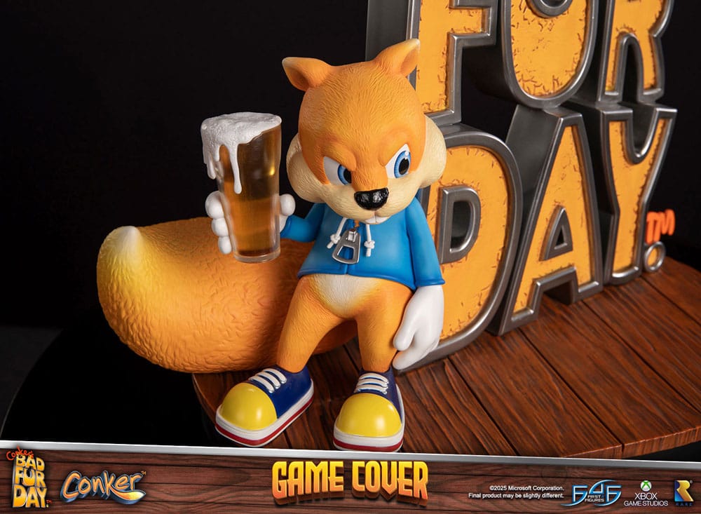 Conker´s Bad Fur Day Statue Game Cover Standard Edition 45 cm 