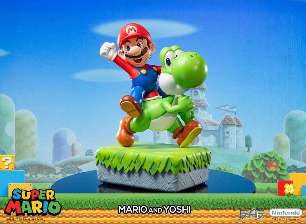 Super Mario Statue Mario & Yoshi Exclusive Edition 48 cm
