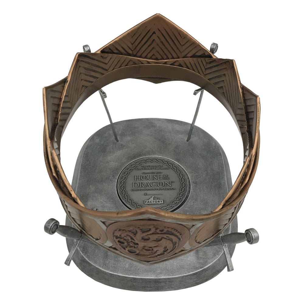 House of the Dragon Replik 1/1 Krone von King Viserys Targaryen Limited Edition 15 cm   