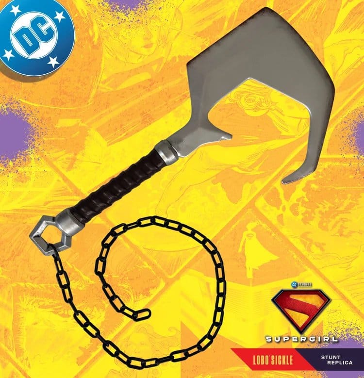 Supergirl LARP Stunt Prop Replik 1/1 Lobo Sickle 150 cm