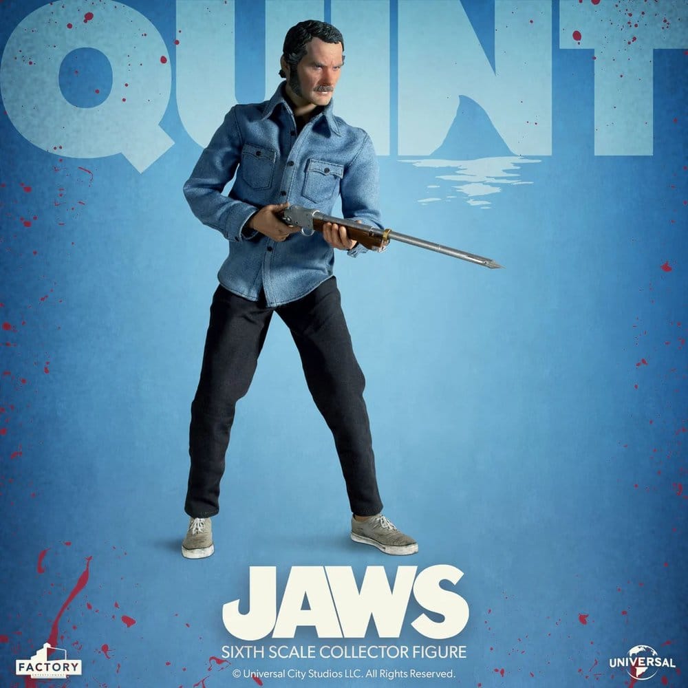 Der weiße Hai Actionfigur 1/6 Quint 15 cm