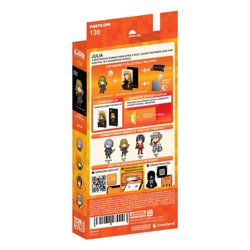 Cowboy Bebop FiGGYZ Magnet-Sammelfigur Julia 11 cm