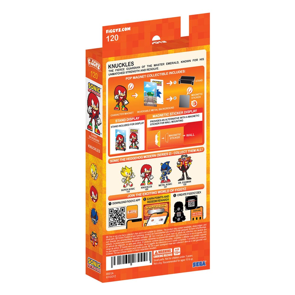 Sonic the Hedgehog (Modern) FiGGYZ Magnet-Sammelfigur Knuckles 11 cm