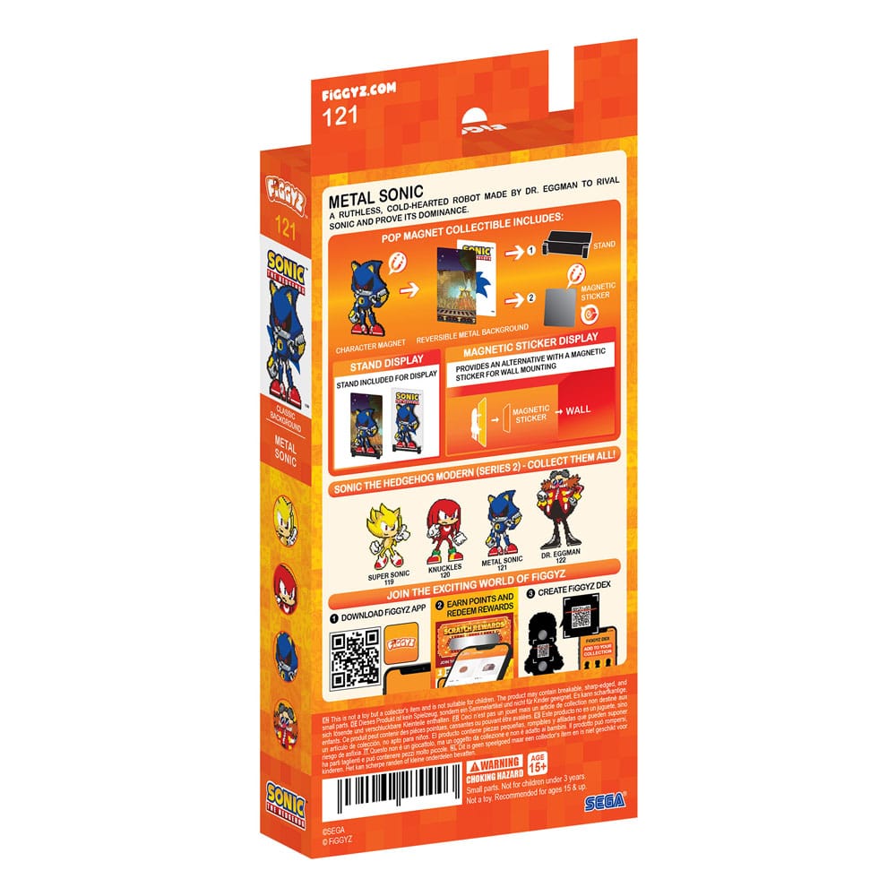 Sonic the Hedgehog (Modern) FiGGYZ Magnet-Sammelfigur Metal Sonic 11 cm