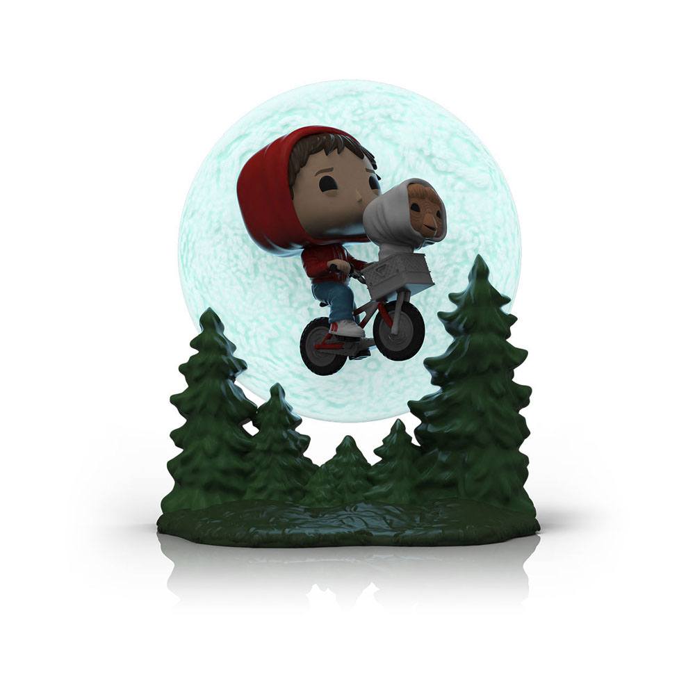 E.T. Der Außerirdische POP! Moment Vinyl Figur Elliot and ET Flying (GITD) 9 cm
