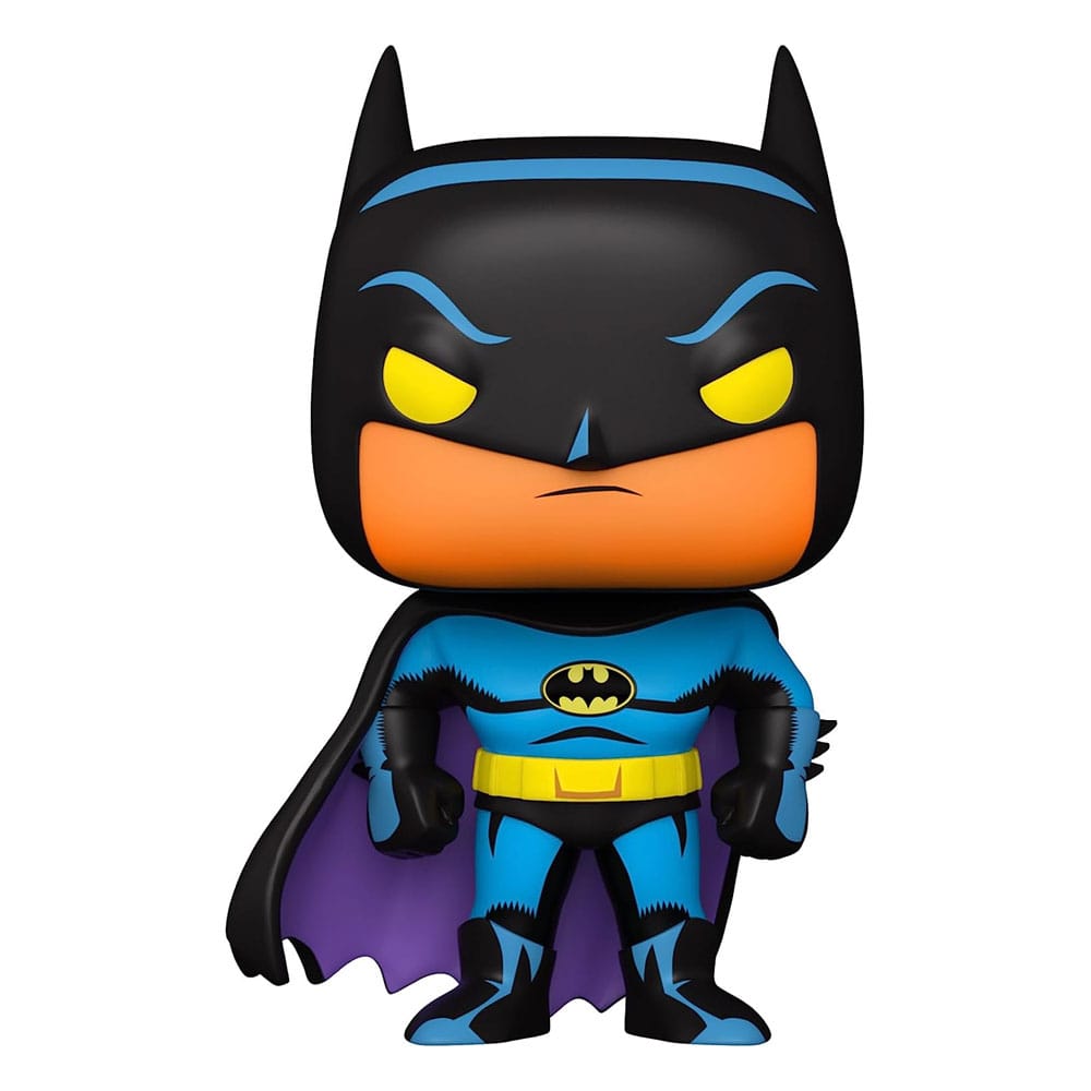 DC Comics POP! Heroes Vinyl Figur Batman(Black Light) 9 cm 