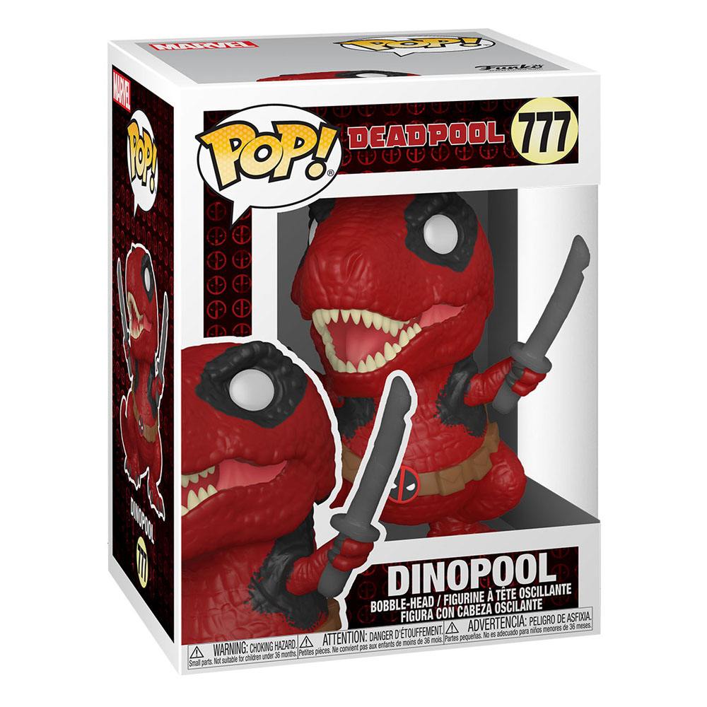 Marvel Deadpool 30th Anniversary POP! Vinyl Figur Dinopool 9 cm