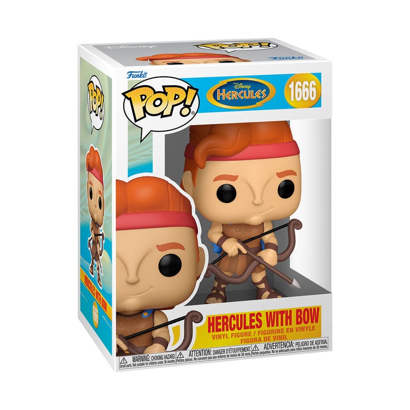 Hercules 25th Anniversary POP! Movies Vinyl Figur Hercules with Bow 9 cm