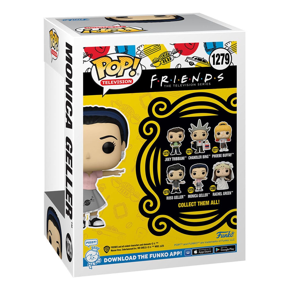 Friends POP! TV Vinyl Figuren Waitress Monica 9 cm Sortiment (6)