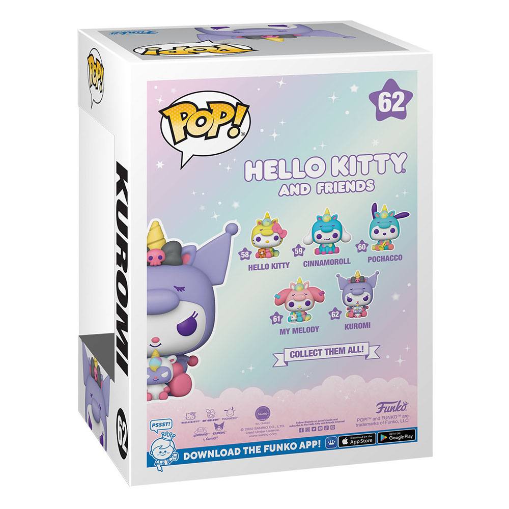 Hello Kitty and Friends POP! Sanrio Vinyl Figur Kuromi 9 cm