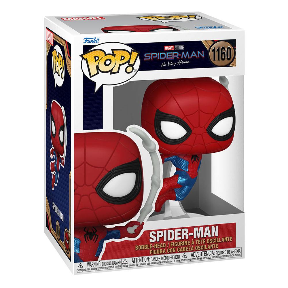 Spider-Man: No Way Home POP! Marvel Vinyl Figur Spider-Man Finale suit 9 cm 