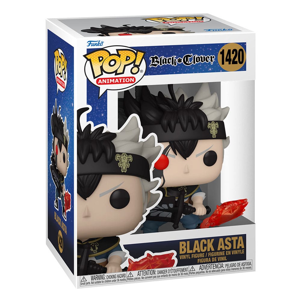 Black Clover POP! Animation Vinyl Figur Black Asta 9 cm