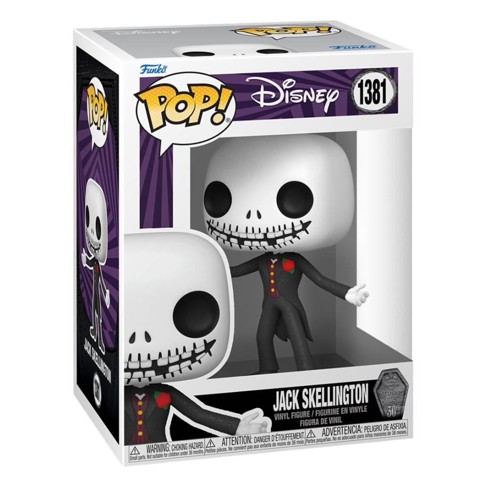 Nightmare before Christmas 30th POP! Disney Vinyl Figur Formal Jack 9 cm 