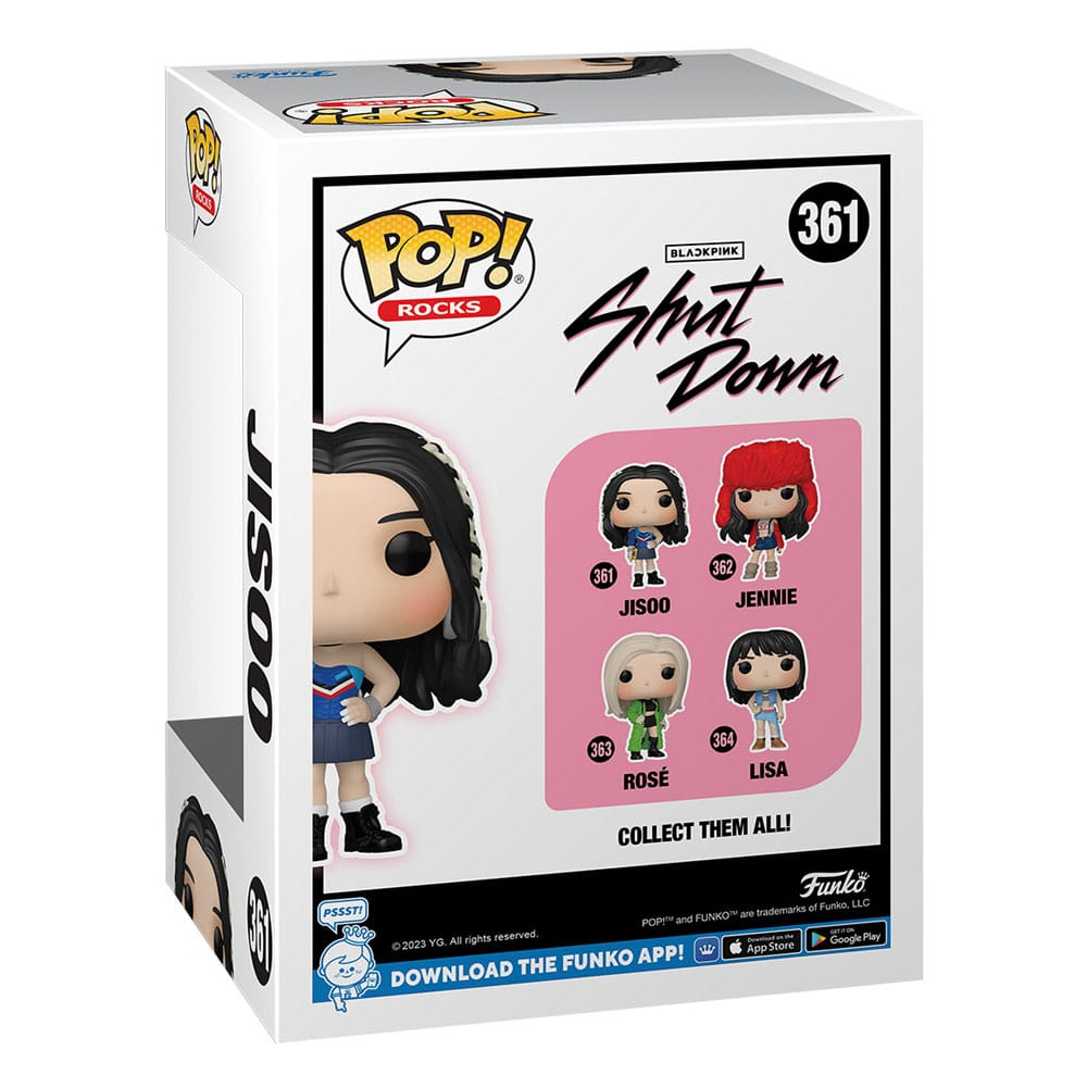 Blackpink POP! Rocks Vinyl Figur Jisoo 9 cm
