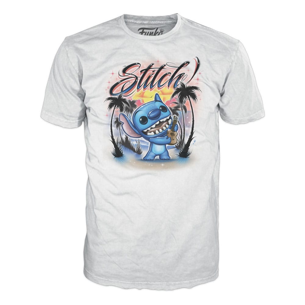 Lilo & Stitch POP! & Tee Vinyl Figur & T-Shirt Set Ukelele Stitch (FL) Größe L