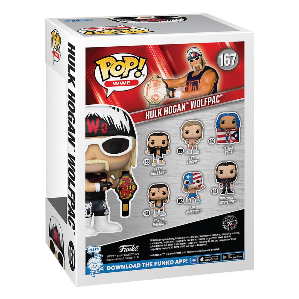 WWE POP! Vinyl Figur Wolfpac Hogan 9 cm