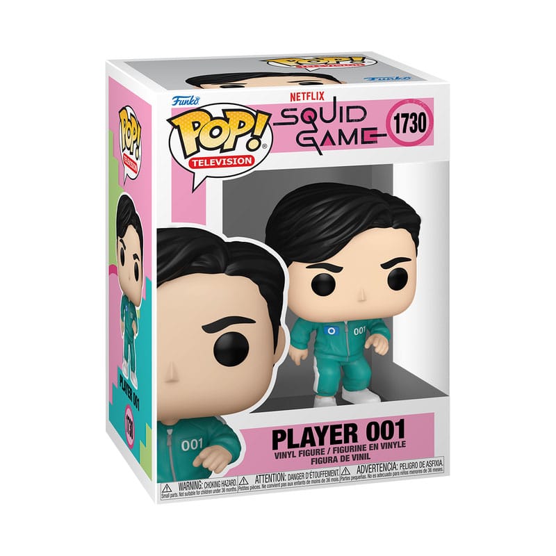 Squid Game POP! Television Vinyl Figur S3 Player 001 9 cm 