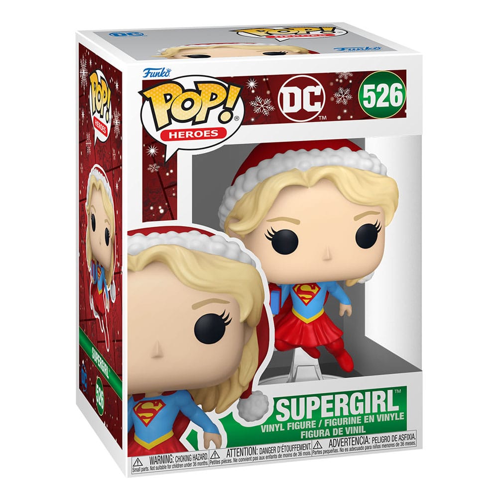 DC Comics POP! Heroes Vinyl Figur Holiday '24- Supergirl 9 cm 