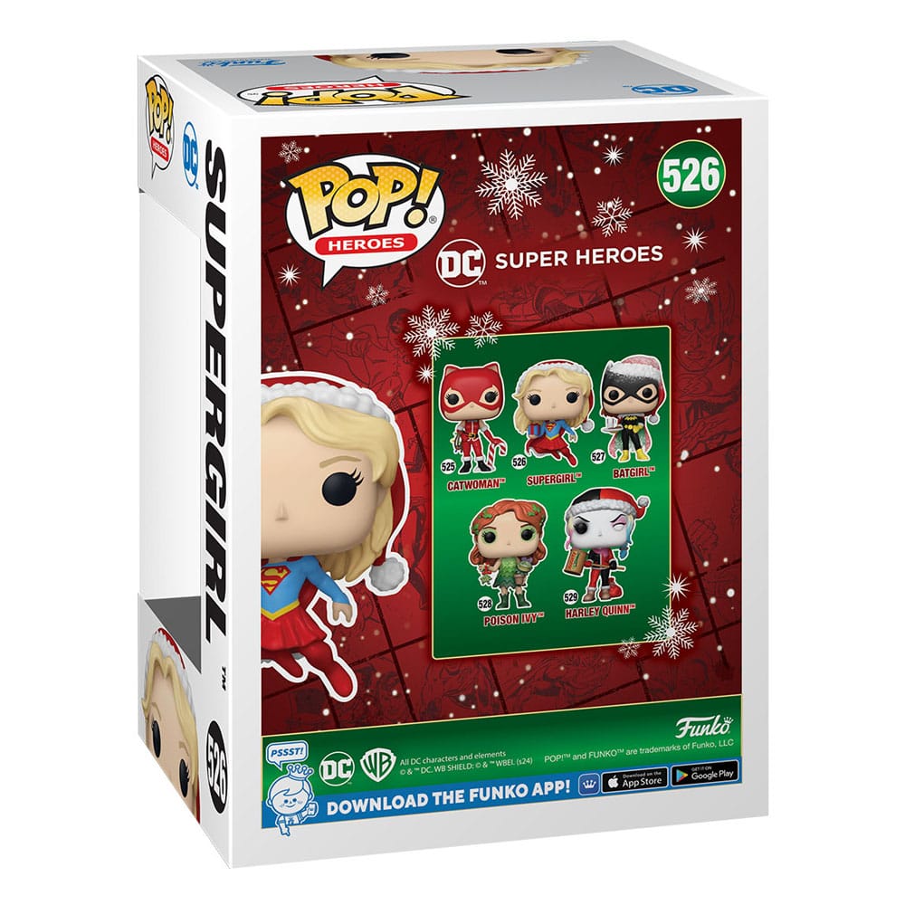 DC Comics POP! Heroes Vinyl Figur Holiday '24- Supergirl 9 cm 