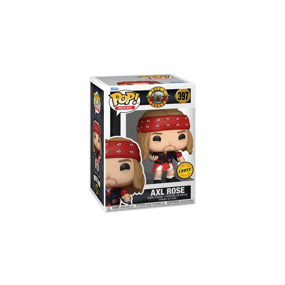 Guns N Roses POP! Rocks Vinyl Figuren Axel Rose(1992) w/CH 9 cm Sortiment (6)