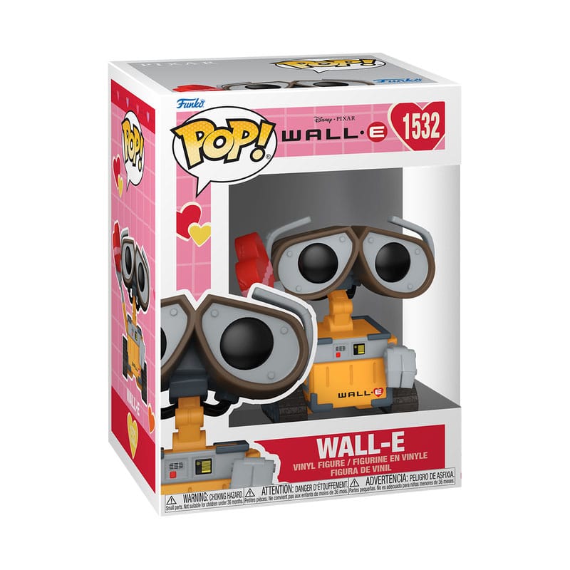 Wall-E Valentines POP! Disney Vinyl Figur Wall-E 9 cm 