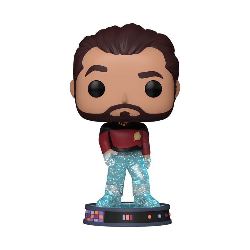 Star Trek Transporter POP! Plus Movies Vinyl Figur Riker 9 cm 